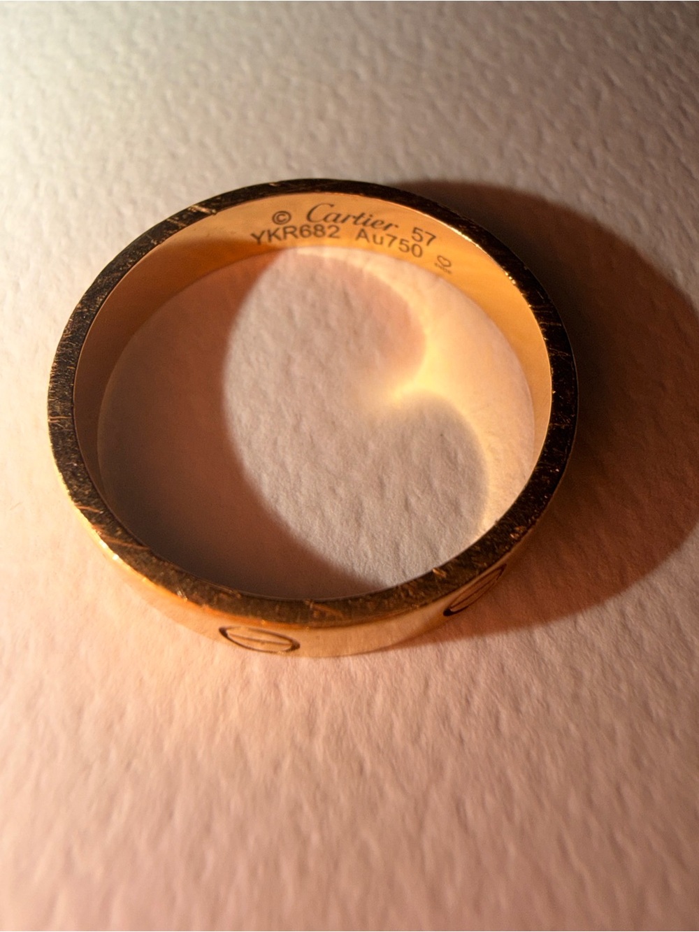 Cartier Yellow Gold Love Ring Small Model - Picture 9 of 10